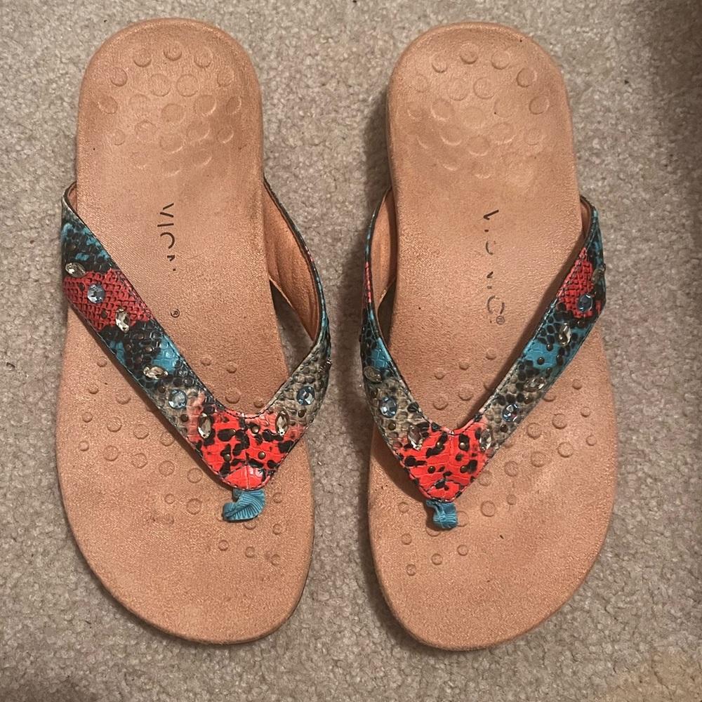 Vionic Multicolor‎ Lucia Thong Sandals